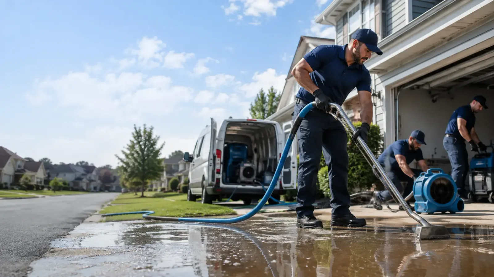 Flood Damage Restoration in Overpeck, OH